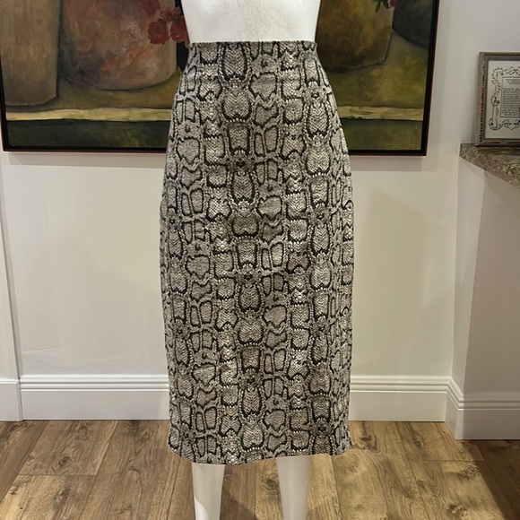 Zara Python Snake MIDI Skirt - Picture 5 of 10